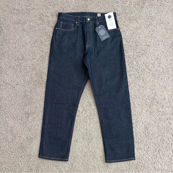 Levi's Japanese Fabric Selvedge High-Rise Boyfriend Denim Jeans Womens W31 L27 - Picture 1 of 16